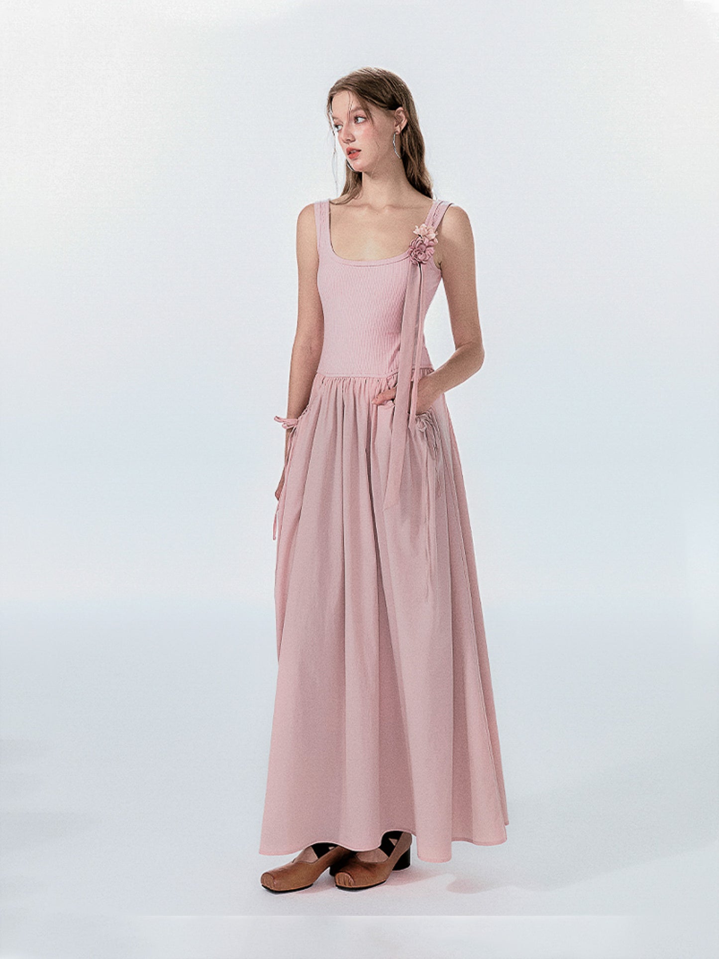 Pink Ribbon Elegant Dress