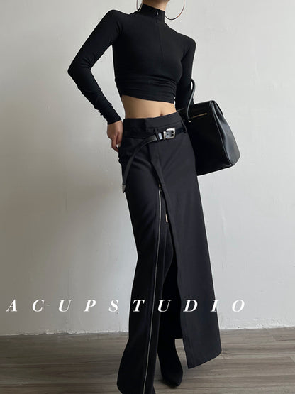 ZIP-NARROW SKIRT