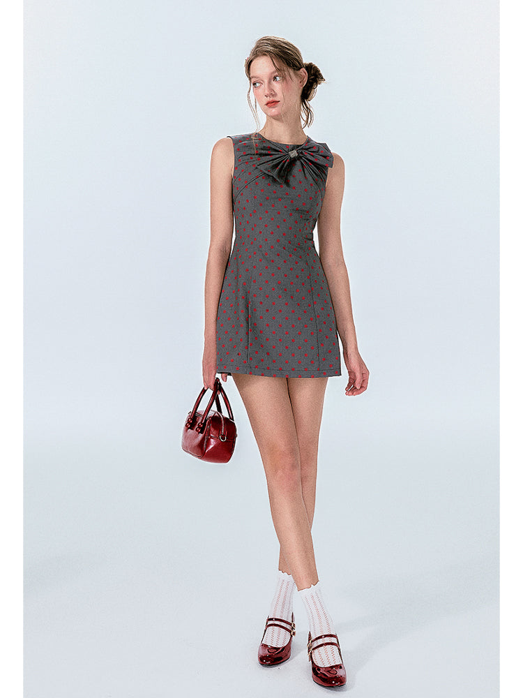 Polka Dot Ribbon Dress