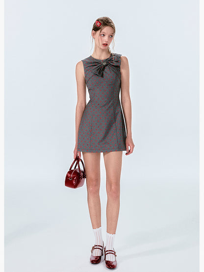 Polka Dot Ribbon Dress