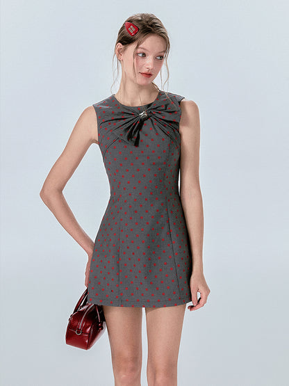 Polka Dot Ribbon Dress