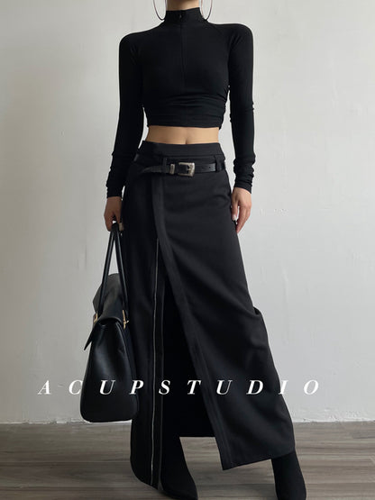 ZIP-NARROW SKIRT