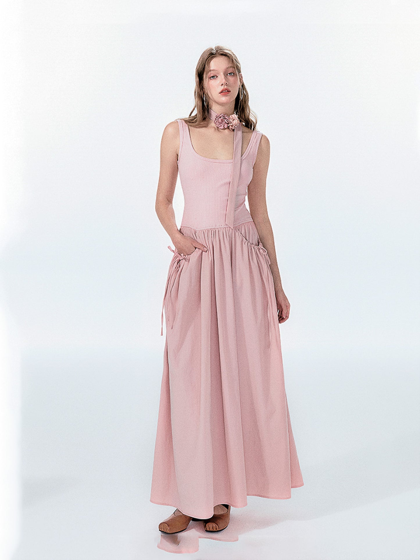 Pink Ribbon Elegant Dress