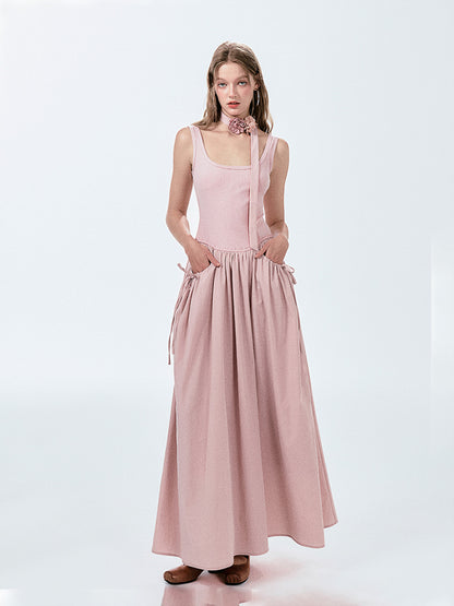 Pink Ribbon Elegant Dress