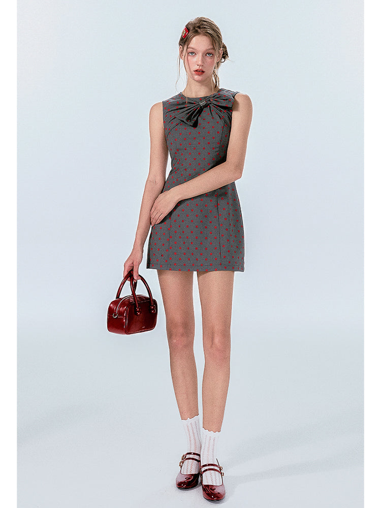 Polka Dot Ribbon Dress