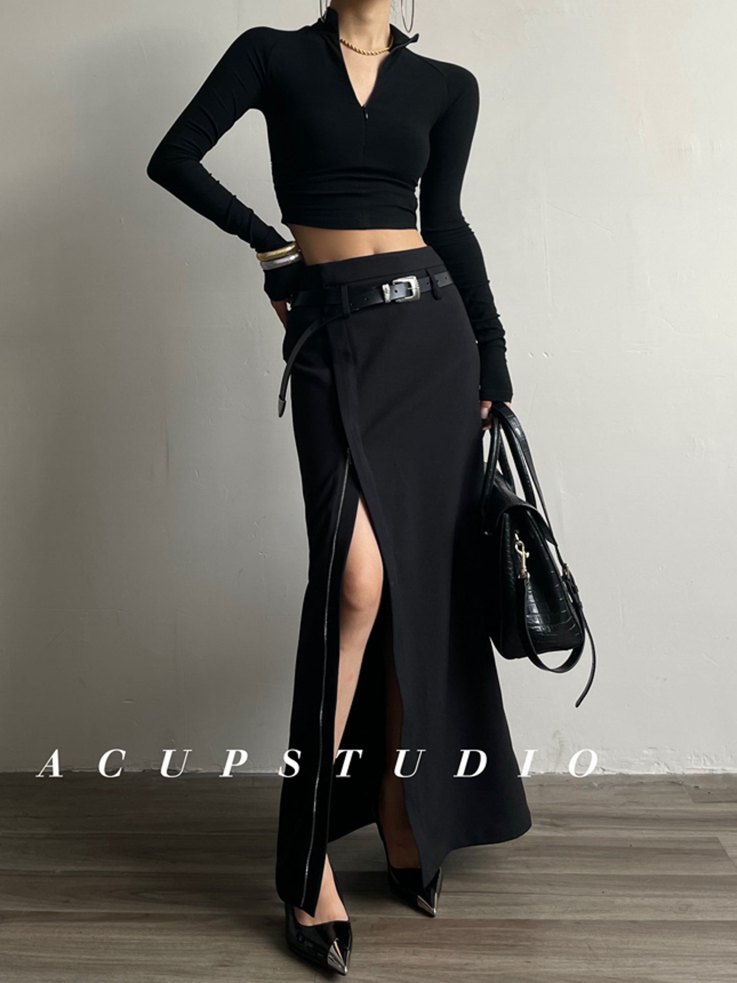 ZIP-NARROW SKIRT