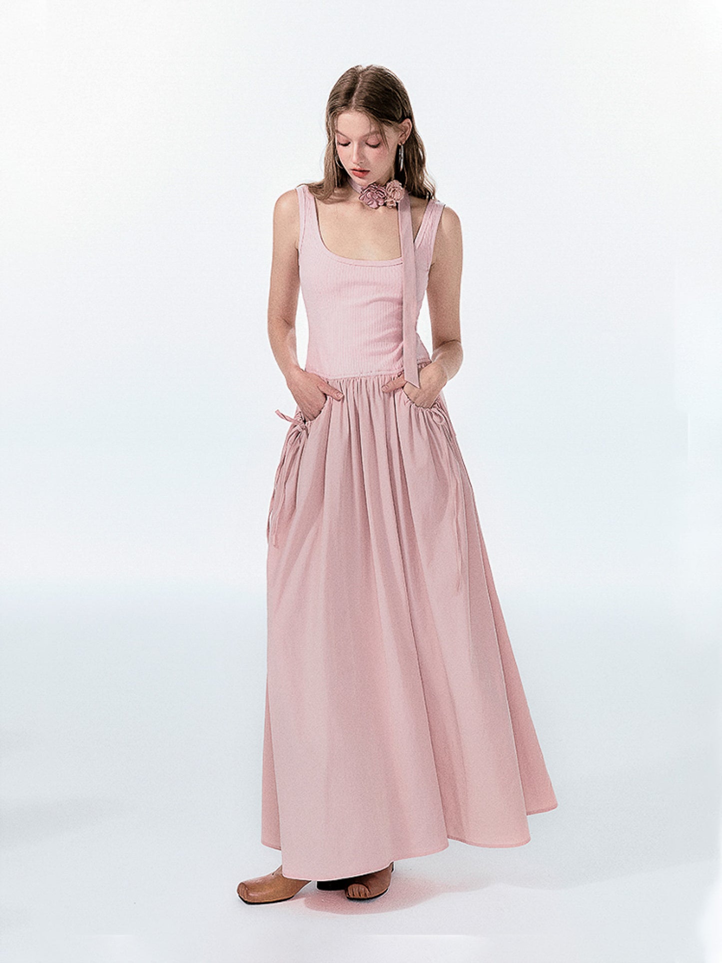 Pink Ribbon Elegant Dress