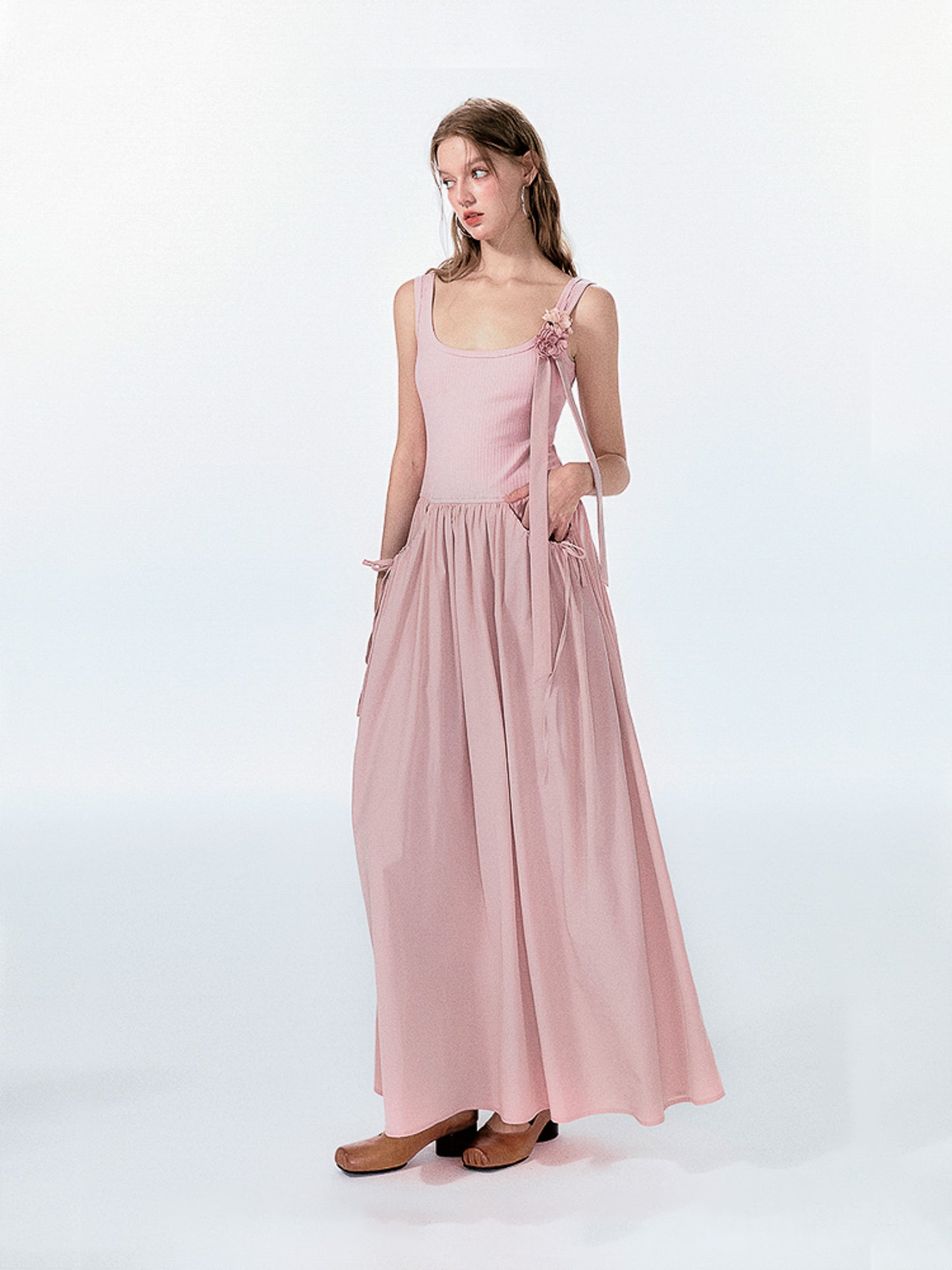 Pink Ribbon Elegant Dress