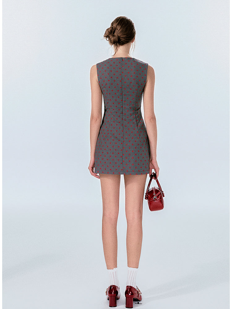 Polka Dot Ribbon Dress