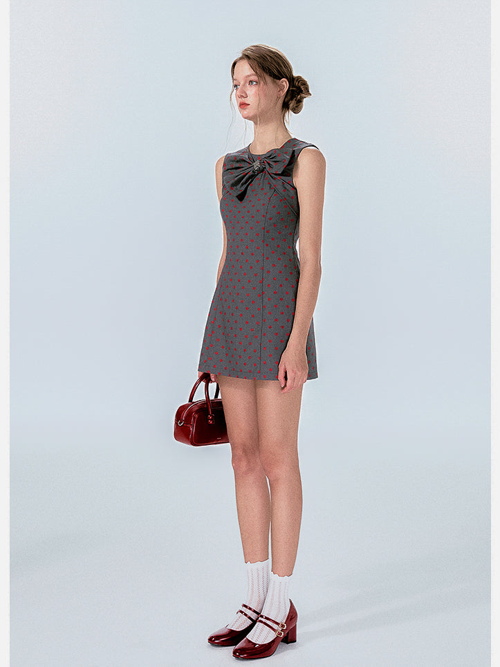 Polka Dot Ribbon Dress